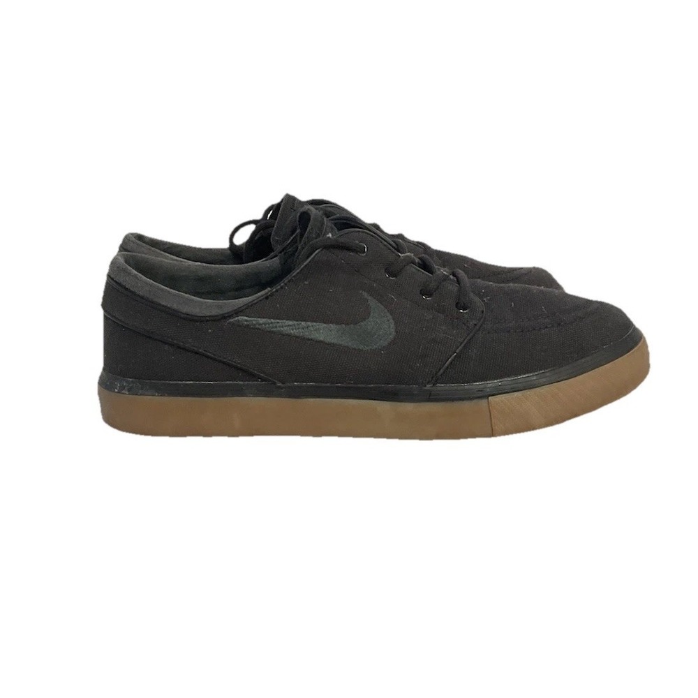 Nike SB Zoom Stefan Janoski Black/Gum Canvas Sneakers Sz 8 Athletic